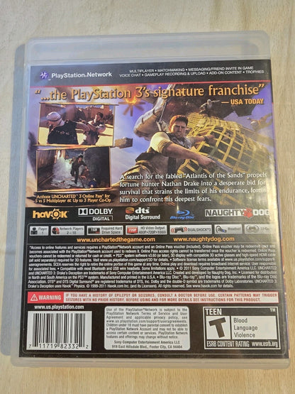 Uncharted 3: Drake's Deception PS3 Tested & Works