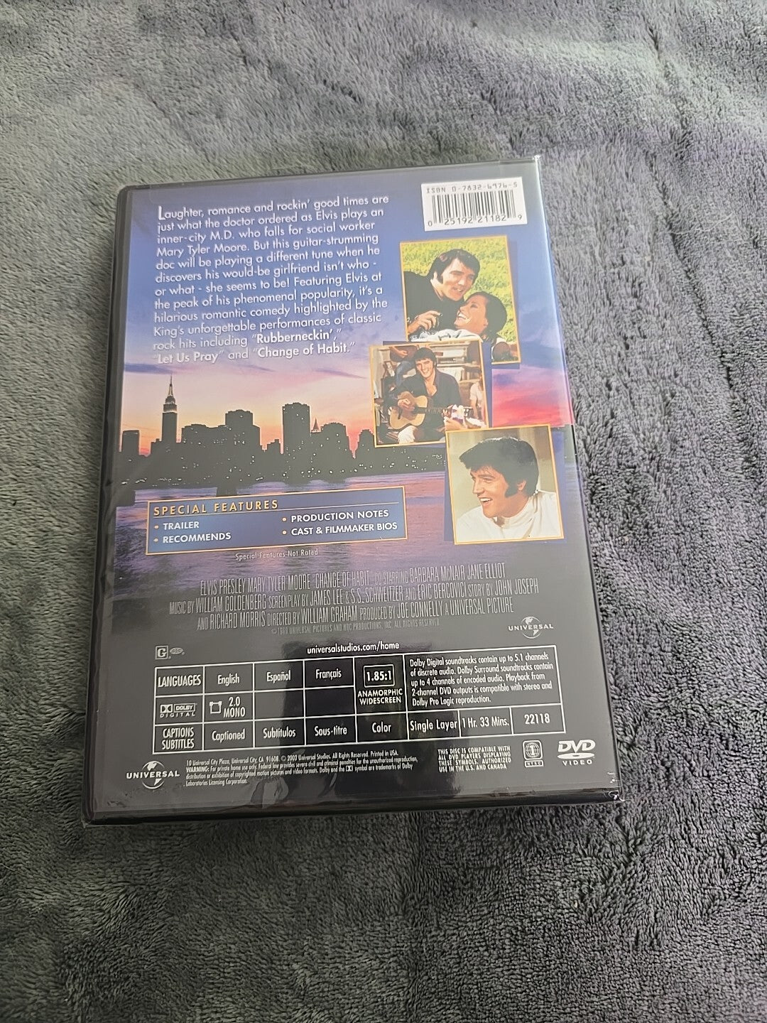 Change of Habit (DVD, 1969)