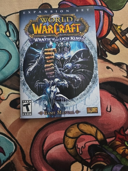 World of Warcraft Wrath of the Lich King Expansion box complete