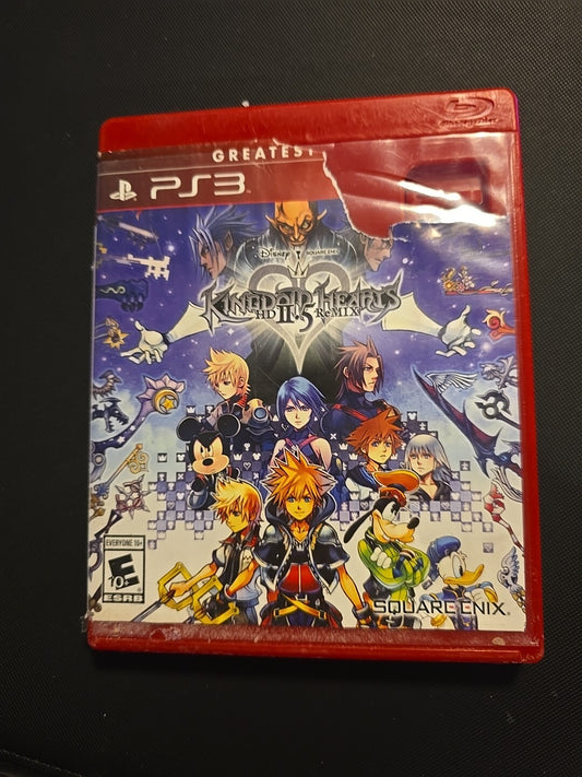 Kingdom Hearts HD 2.5 ReMIX PS3 Tested & Works
