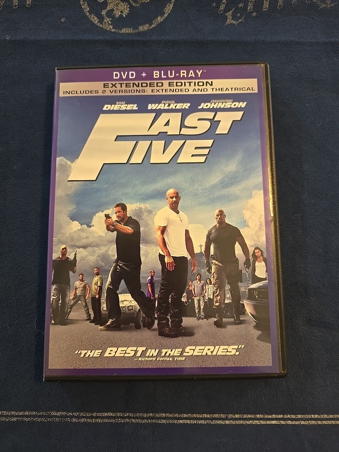 Fast Five (Blu-ray/DVD, 2011, 2-Disc Set, Rated/Unrated Includes Digital Copy...