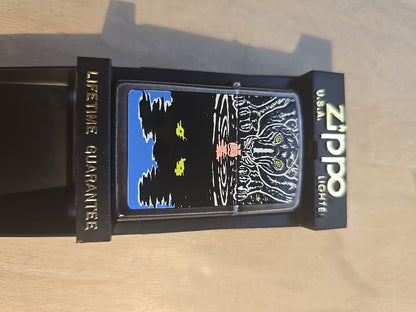 ZIPPO 1993 Barrett Smythe Endangered Animals Black Leopard Lighter Unfired 