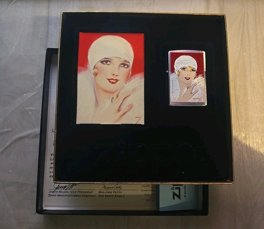Zippo Limited Edition Petty Girl Lighter  RED  New in Box