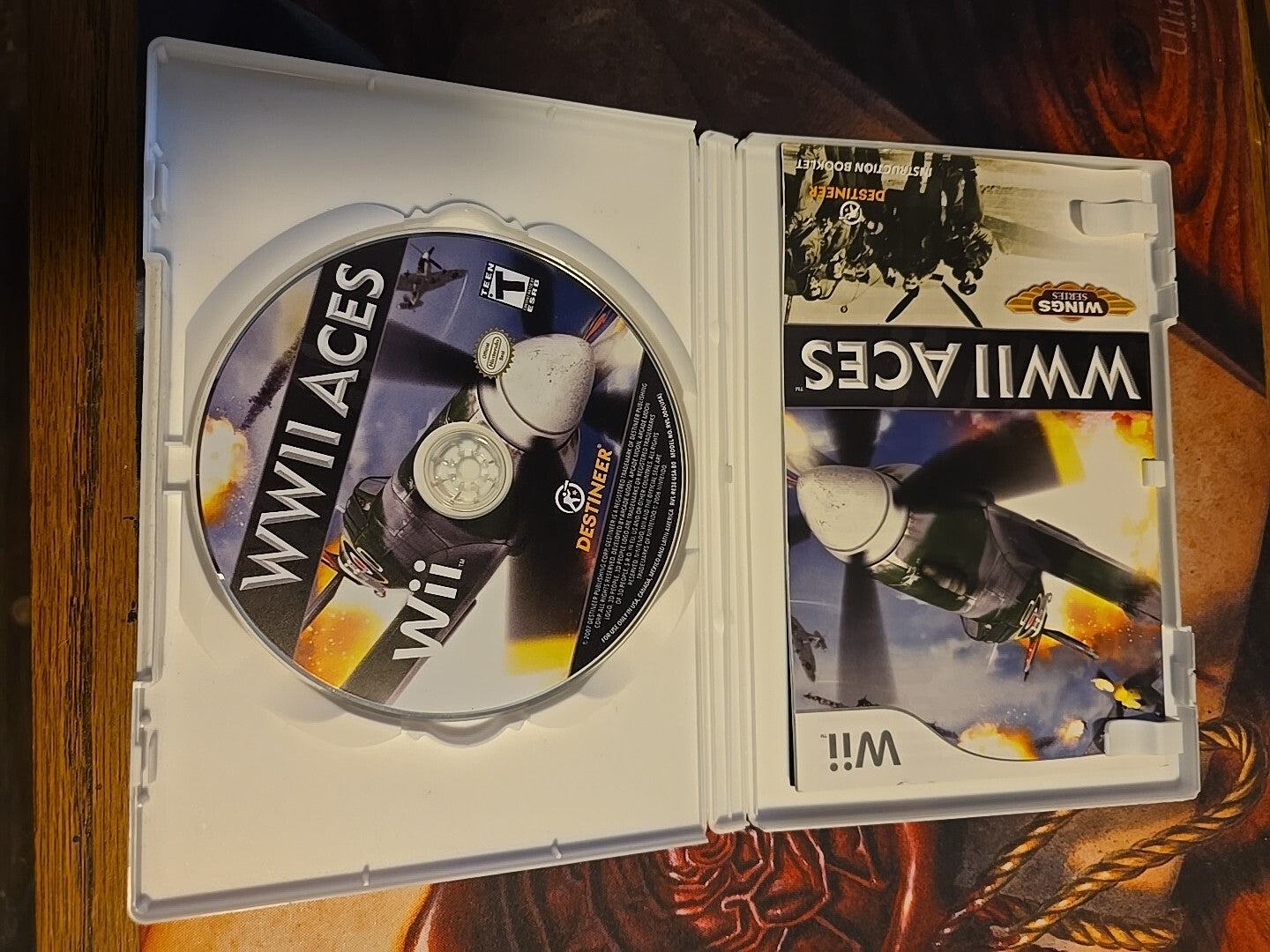 WWII Aces Nintendo Wii Tested & Works