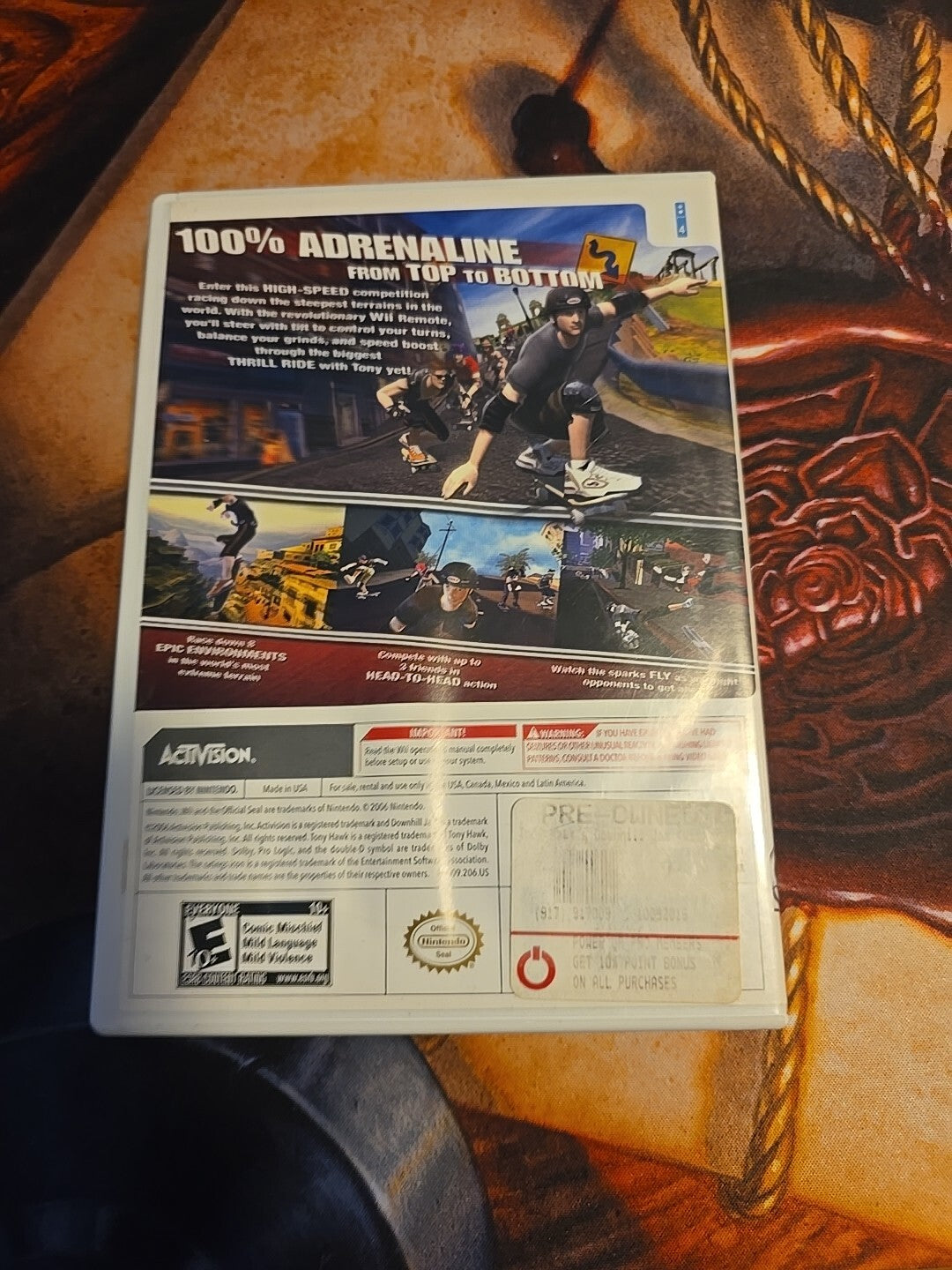 Tony Hawk's Downhill Jam Nintendo Wii Tested & Works