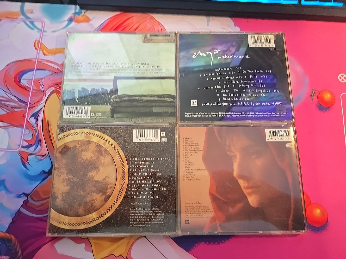 Memory of Trees, A Day Without Rain, The Celts, And Watermark by Enya 4 Disk Set