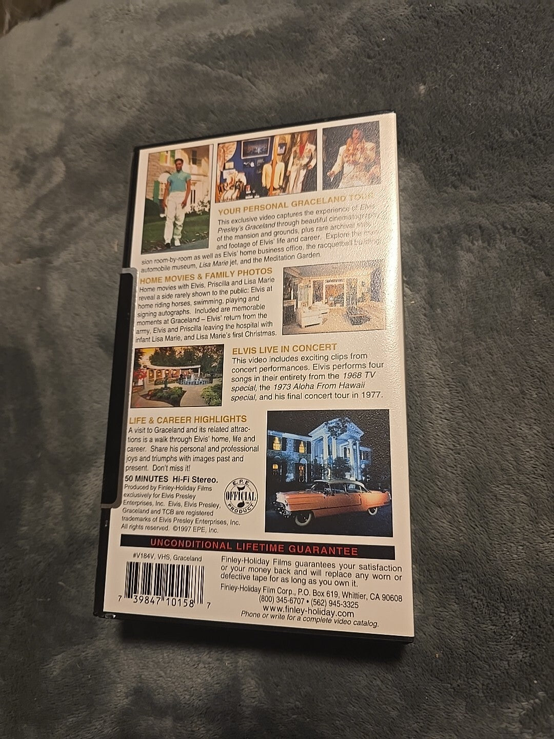 Elvis Presley's Graceland Official Video Tour VHS Clamshell I2