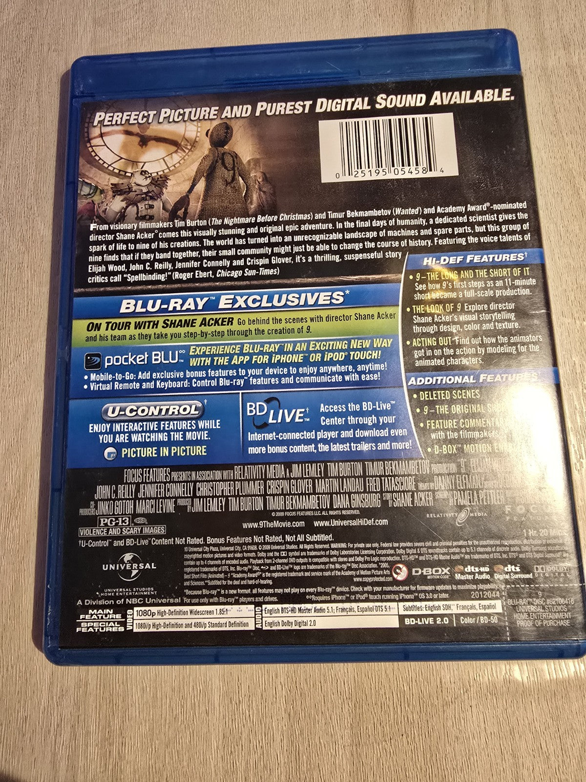 9 (Blu-ray, 2009)