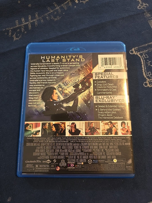 Resident Evil: Retribution (Blu-ray, 2012)