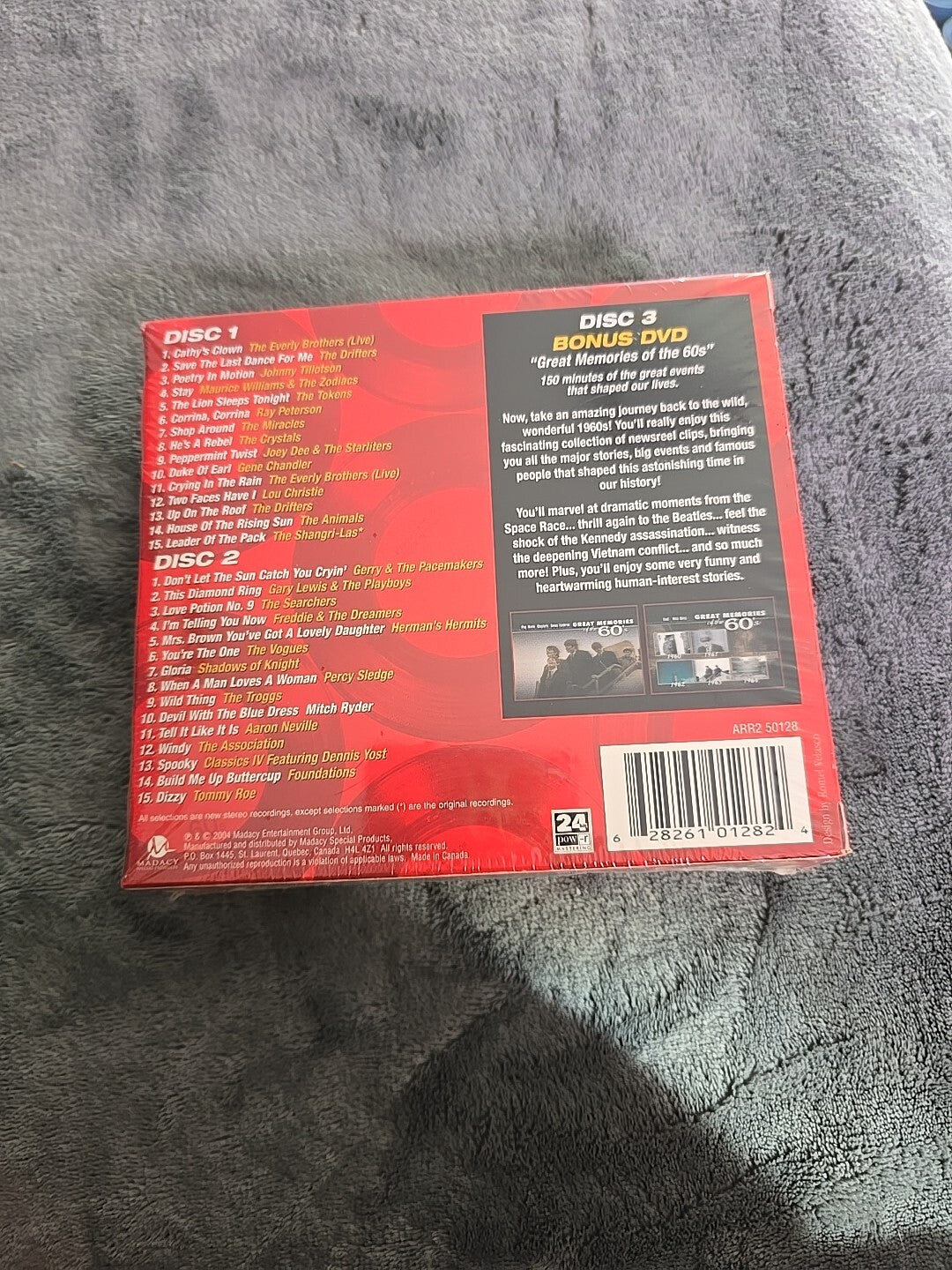 Happy Days of Rock 'n' Roll 60s [Bonus DVD] by Various Artists (CD, Apr-2004, 2