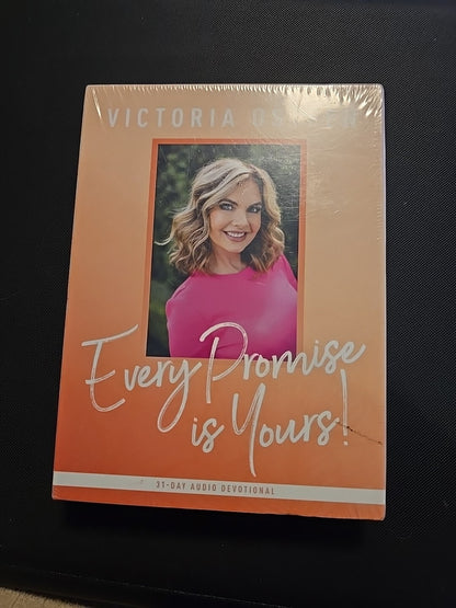 Victoria Osteen Every Promise is Yours  31 Days  Devotional  CD Set  BRAND NEW