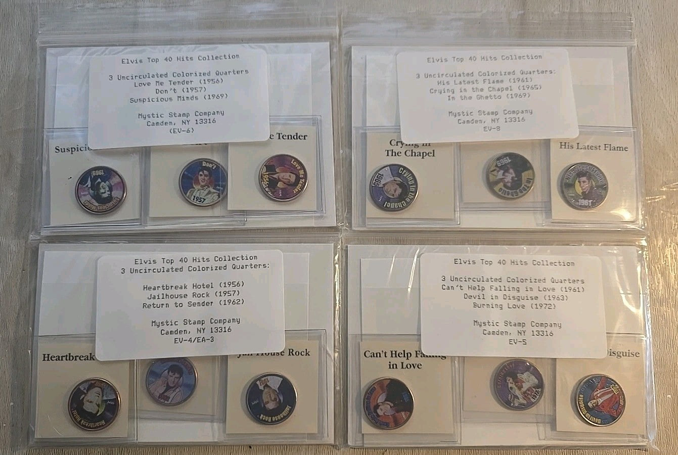 Elvis Top 40 Hits Quarter Collection