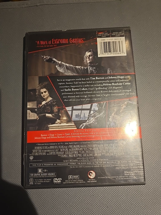 Sweeney Todd (2007) (DVD, 2007)