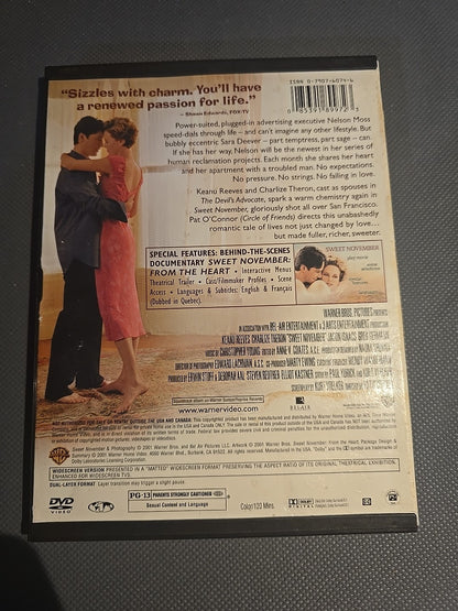 Sweet November (DVD, 2001)
