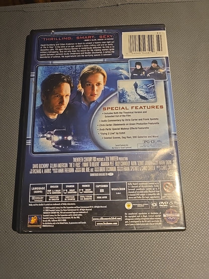 The X-Files: I Want to Believe (DVD, 2008)
