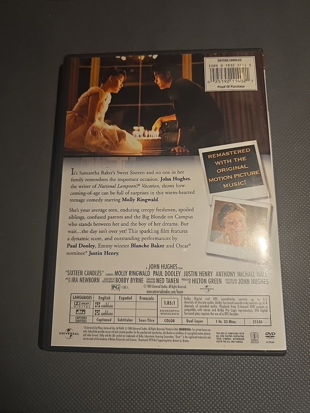 Sixteen Candles (DVD, 2003)