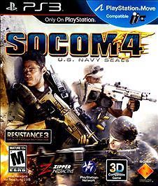 SOCOM 4: U.S. Navy SEALs GREATEST HITS PS3 Tested & Works